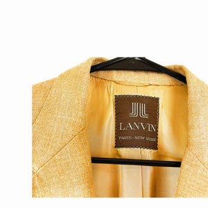 1980's Lanvin Paris Wool Blazer