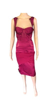 Load image into Gallery viewer, Gucci S/S 2005 Runway Bustier Open Cutout Back Silk Dress
