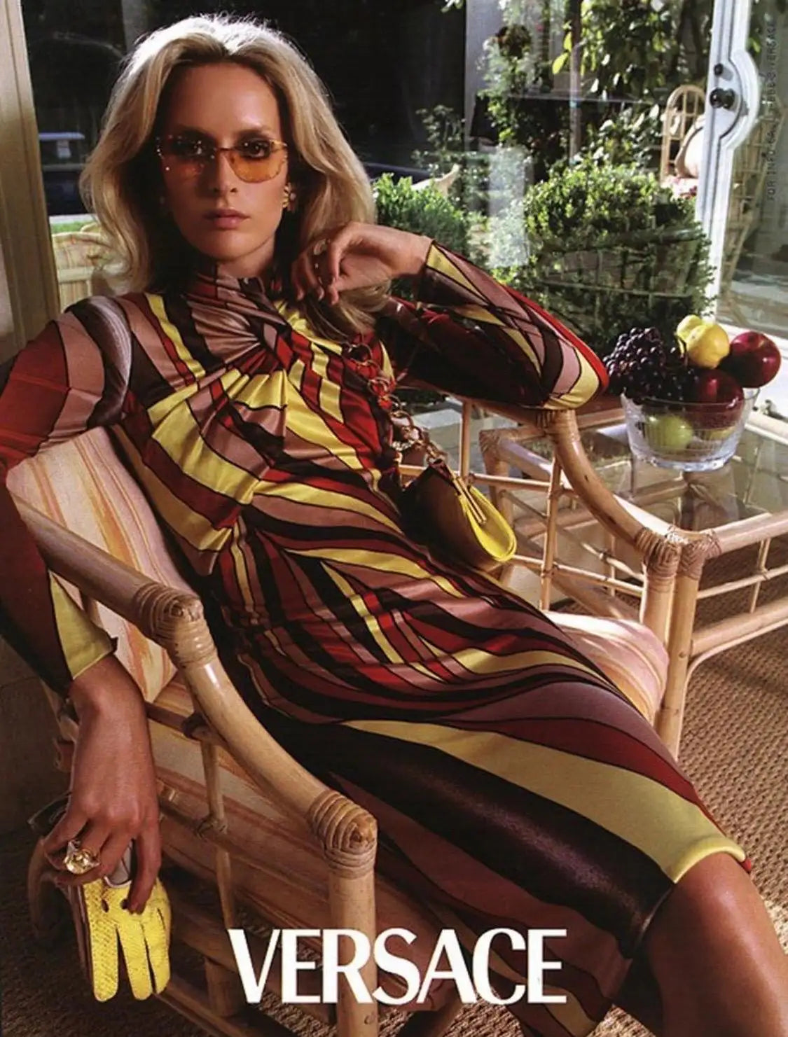 Gianni Versace F/W 2000 Runway Dress Look 28 – villa amour vintage