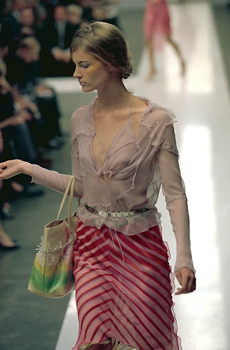 Fendi S/S 2000 Runway Sheer Skirt