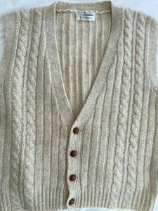 CHRISTIAN DIOR WOOL SWEATER VEST