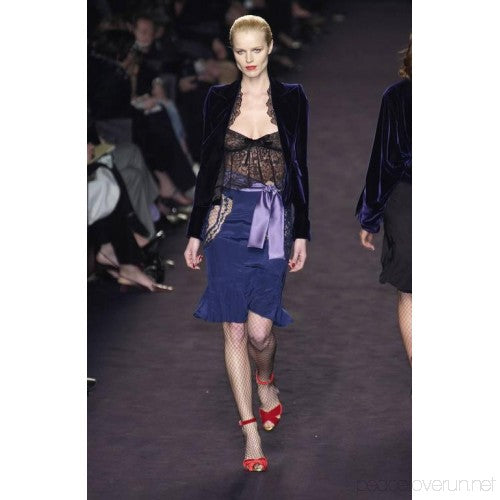 RARE Yves Saint Laurent by Tom Ford Silk Runway Skirt